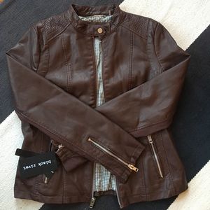 Faux Leather Jacket